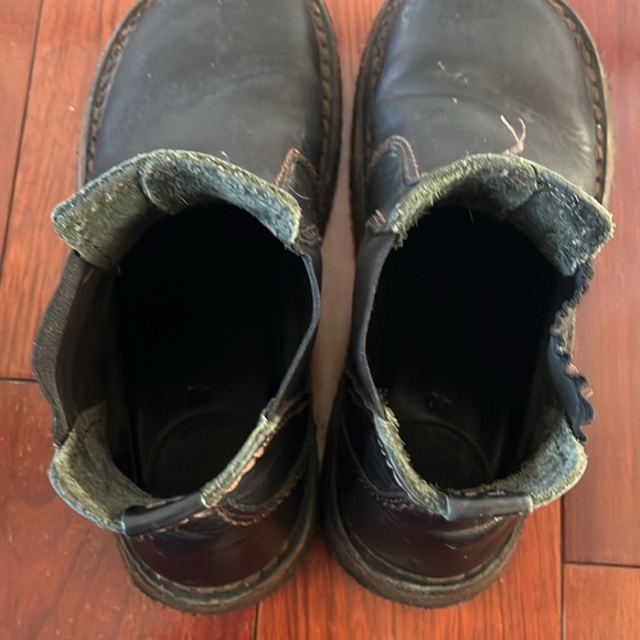 Classic Black Leather Ankle Boots - Picture 3 of 5